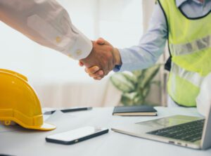 Handshake, Construction