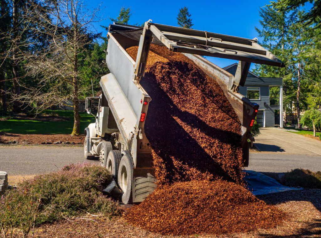 Dump Truck Dirt Material